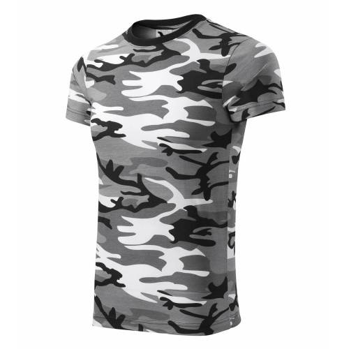 Camouflage tričko unisex camouflage gray XS