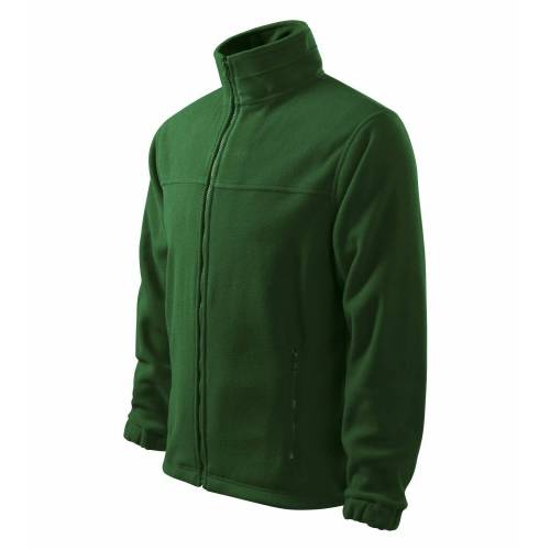 Jacket fleece pánský lahvově zelená S