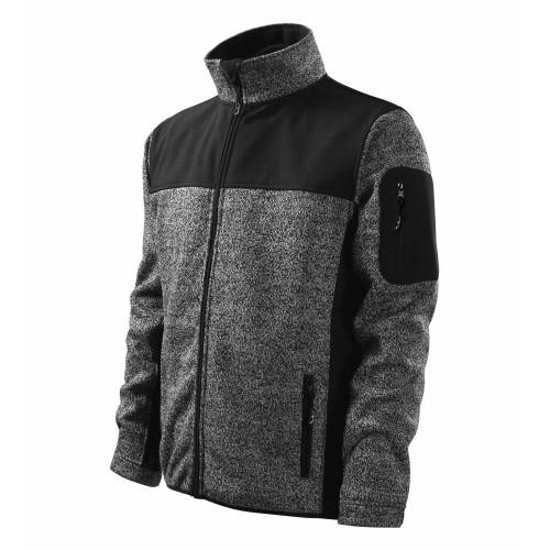 Casual softshellová bunda pánská knit gray S