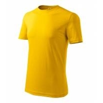 Classic New tričko pánské žlutá S