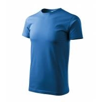 Heavy New tričko unisex azurově modrá XS