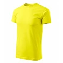 Heavy New tričko unisex citronová XS