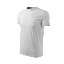 Basic tričko dětské světle šedý melír 110 cm/4 roky