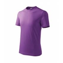 Basic tričko dětské fialová 110 cm/4 roky