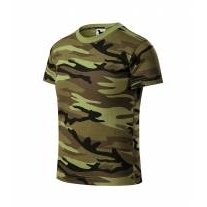 Camouflage tričko dětské camouflage green 158 cm/12 let