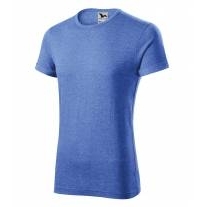 Fusion tričko pánské modrý melír S