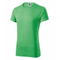 Fusion tričko pánské zelený melír S