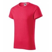 Fusion tričko pánské červený melír S