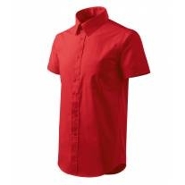 Shirt short sleeve/Chic košile pánská červená S