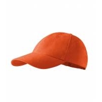 6P čepice unisex oranžová nastavitelná