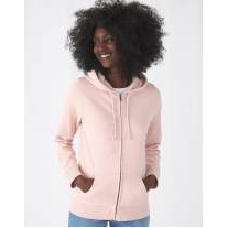 Organic Zipped Hooded /wom