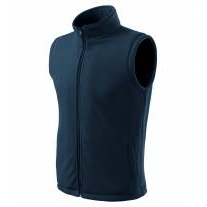 Next fleece vesta unisex námořní modrá XS