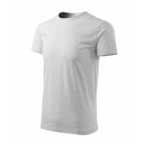 Basic Free tričko pánské světle šedý melír S