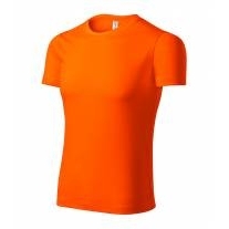 Pixel tričko unisex neon orange XS
